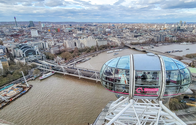 The London Eye on the River Thames