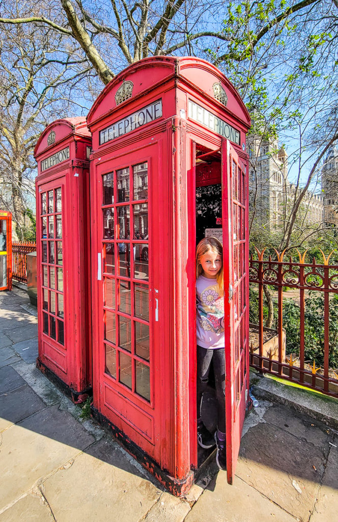 Yes, we got the classic phone booth shot in London, England