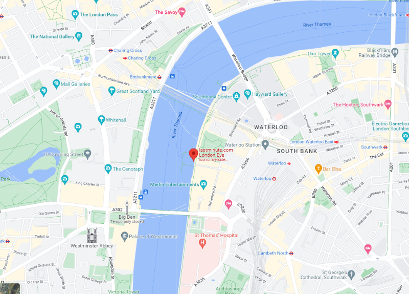 London eye map
