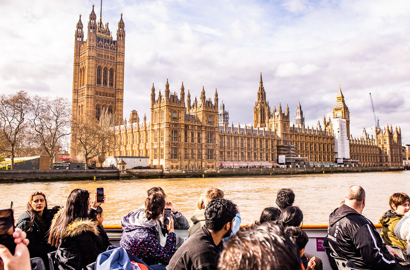 Great presumption    of the Houses of Parliament from our River Cruise