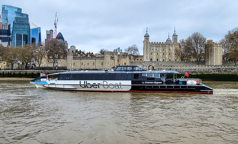 The River Bus (Uber Boat by Thames Clipper)