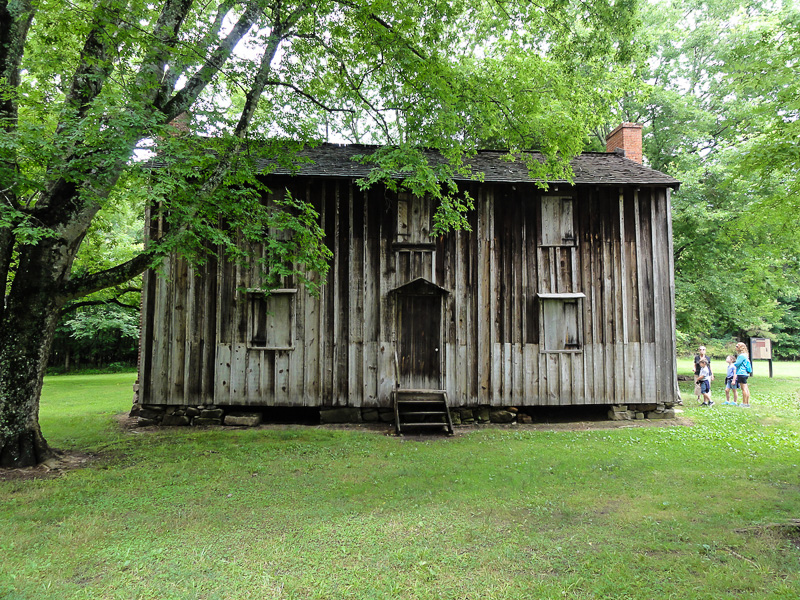 slave cabin at historic stagville
