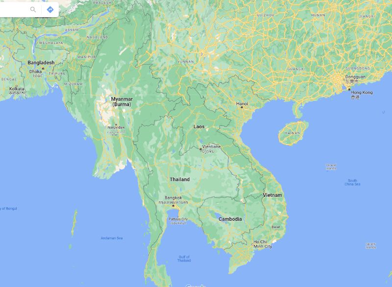 vietnam location map