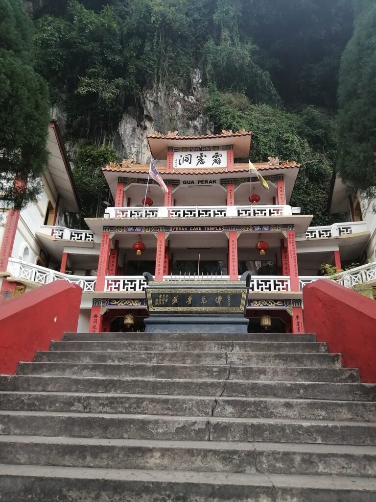 stairs leading to Cove Temple in Ipoh