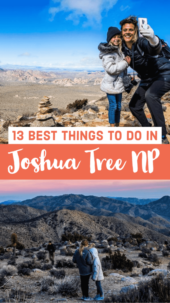 things to do in joshua tree with kids pin image