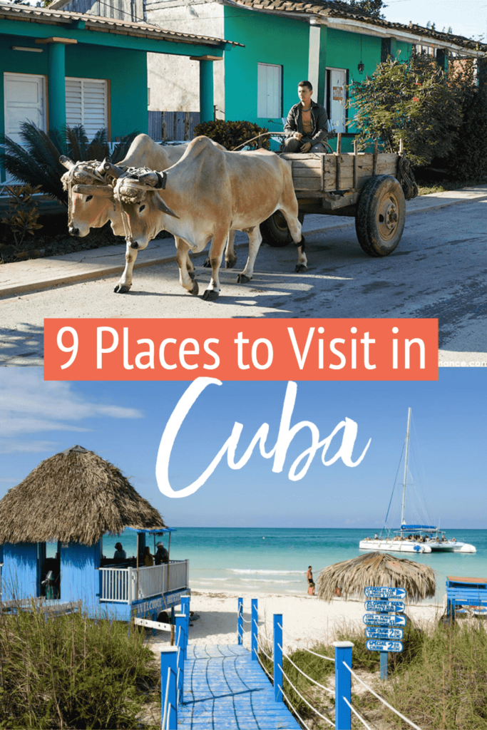 cuban beach and ox and cart
