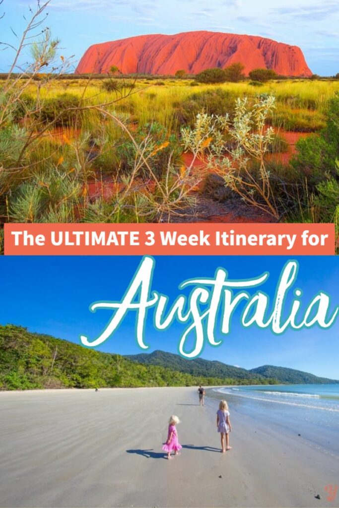 uluru and beaches of australia