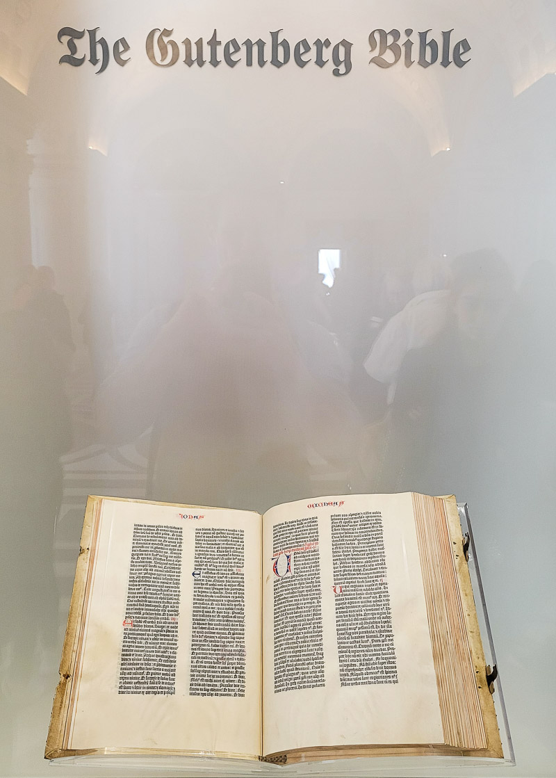 Gutenberg Bible Library Of Congress