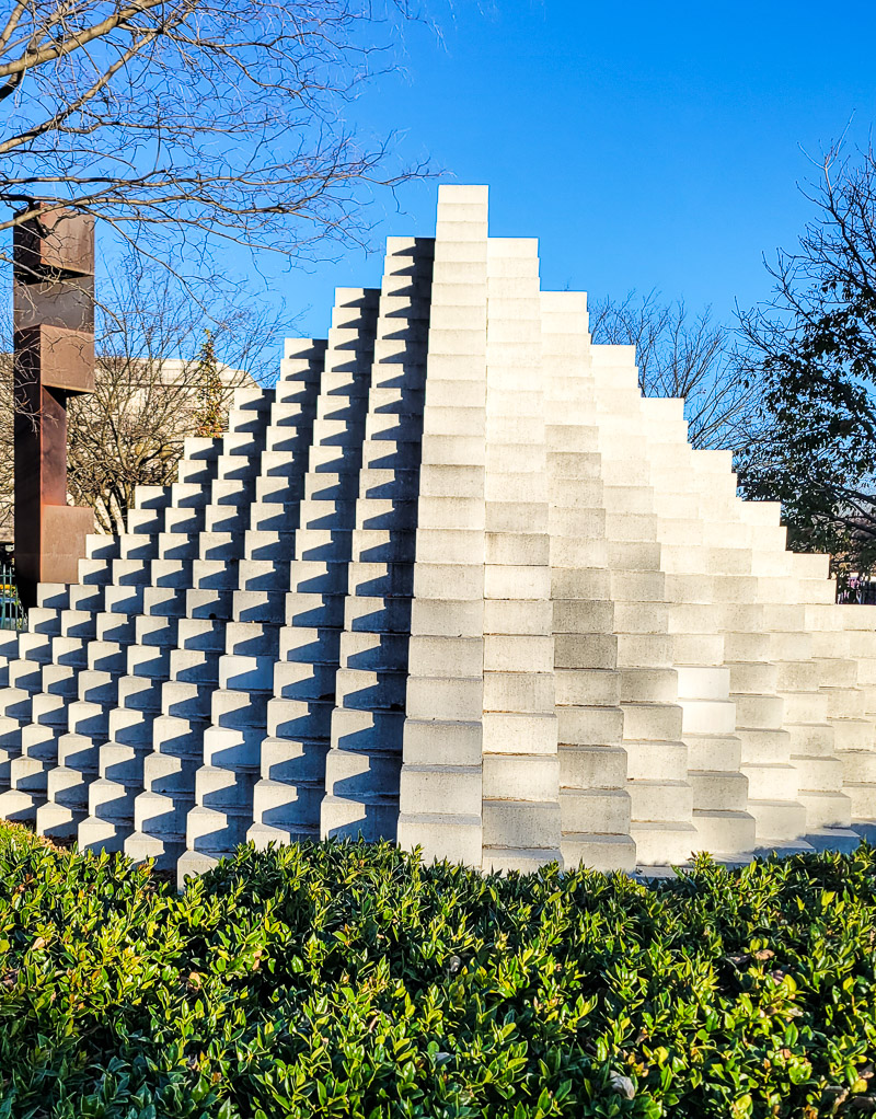 Pyramid art sculpture