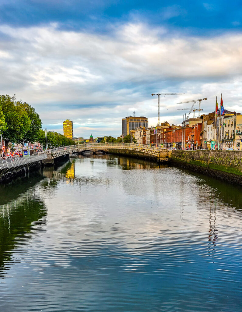 view of the river liffey