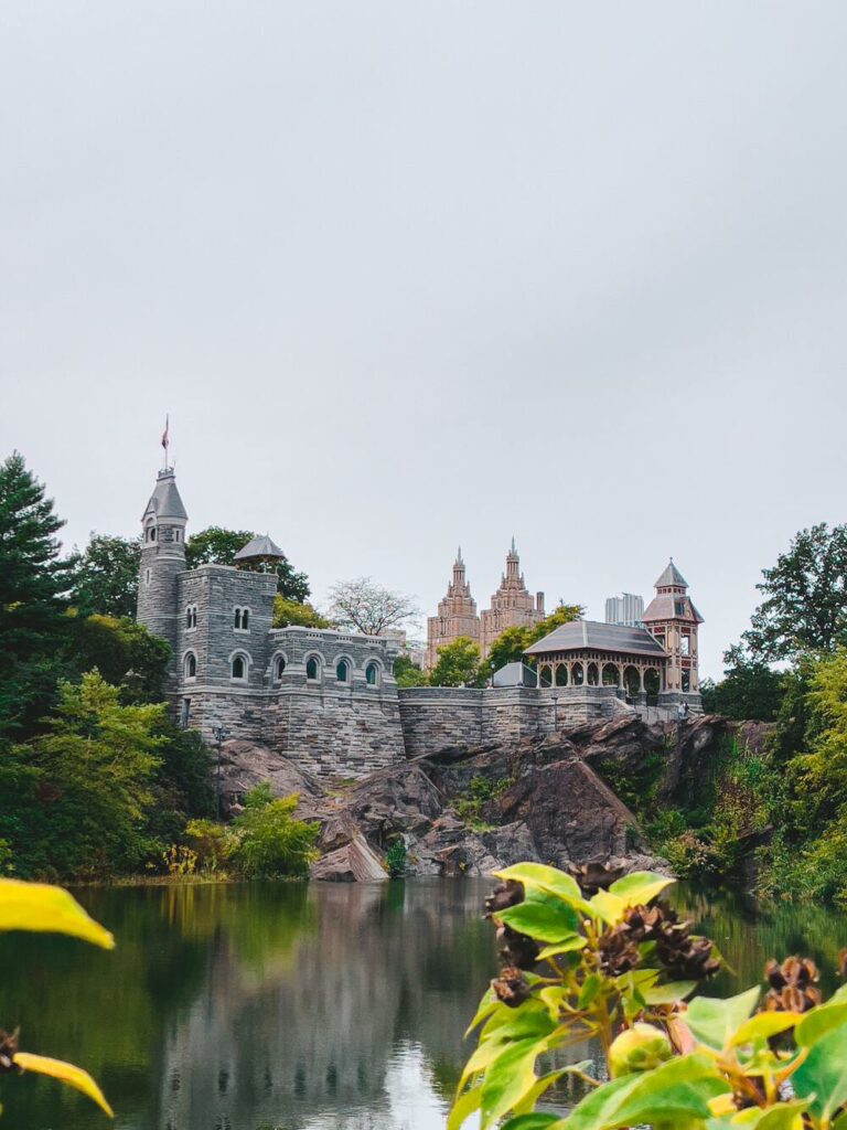 Belvedere Castle on the lake