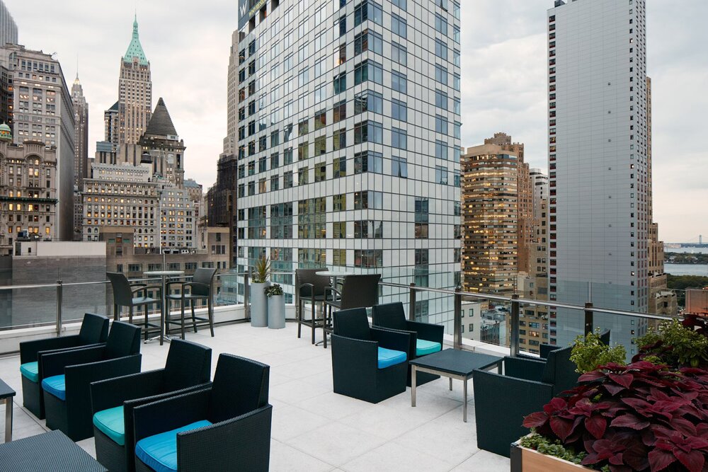 roof top terrace Club Quarters Hotel World Trade Center