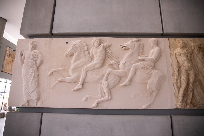 frieze on wall of museum