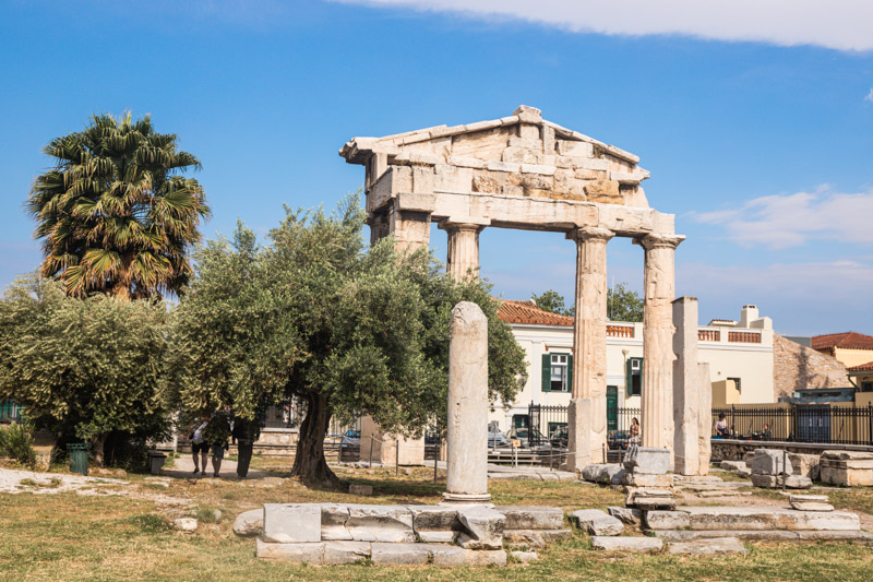 columns of roman agora