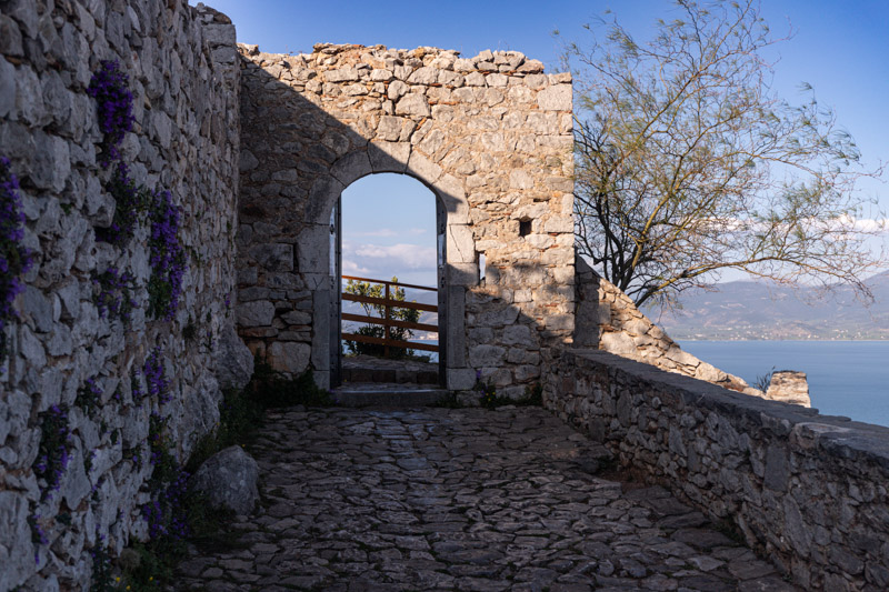 brick gate into palamidi fortress