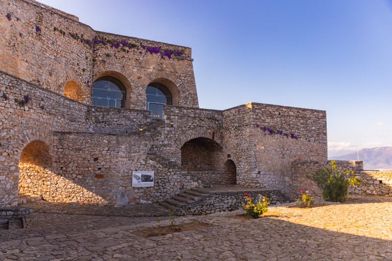 two story fortress building