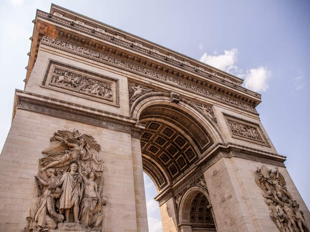 sculpted groups on the arc de triomphe