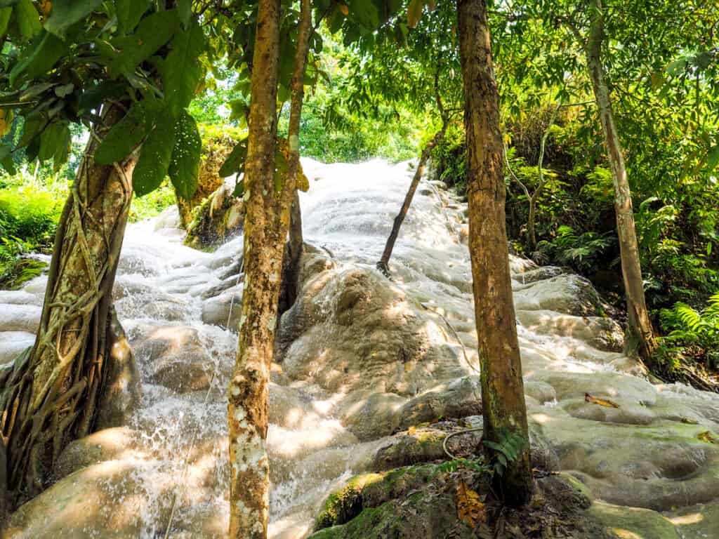 waterfalls in jungle