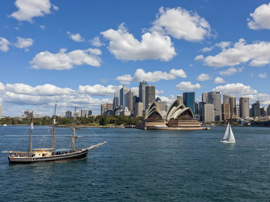View over Sydney Harbour from Kirribilli 
