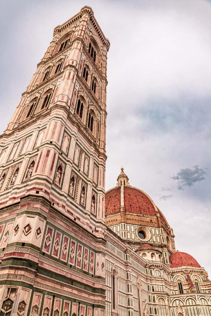 bell tower and dome of florence cathedral