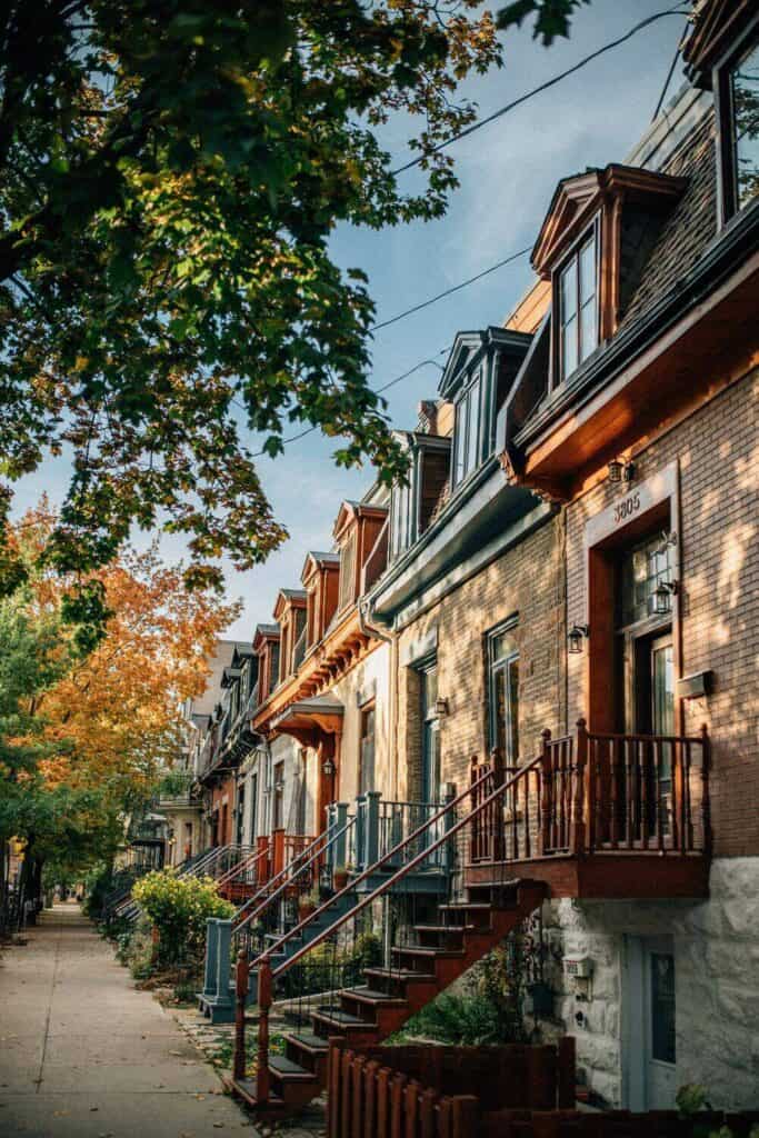 brick townhomes of montreal