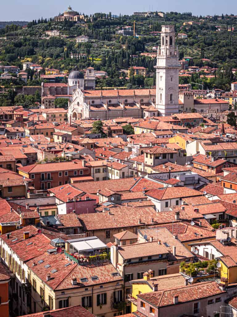 view of verona and church 
