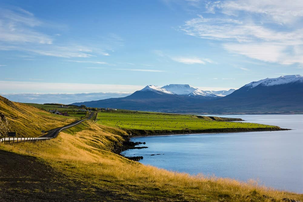 coastline of Akureyri