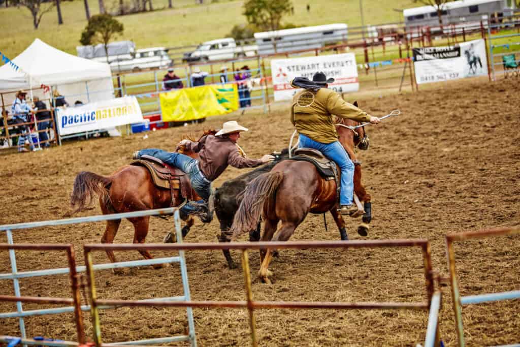 Cowboys at The Annual Gresford Rodeo & Campdraft, Dungog Festival, Dungog.