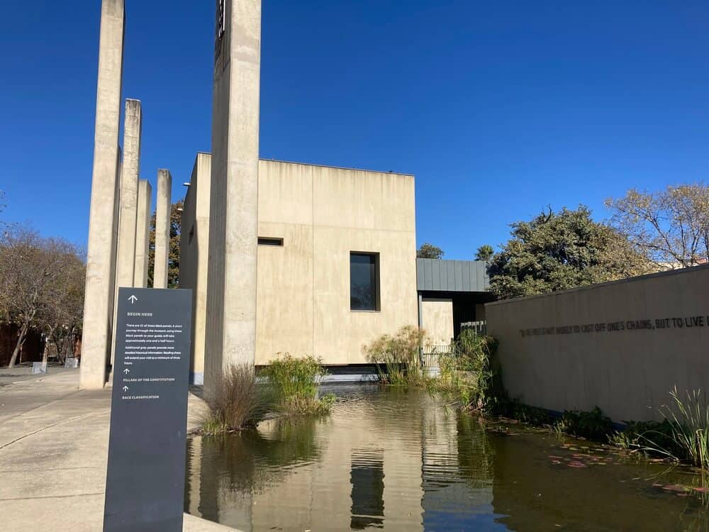 The Apartheid Museum Entrance