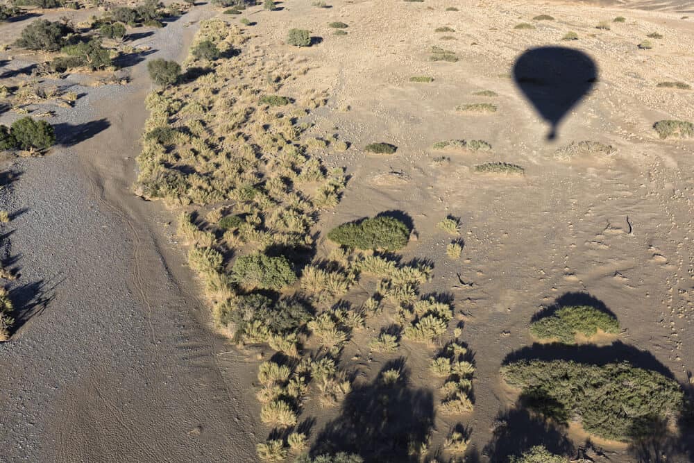 hot air balloon safari in botswana