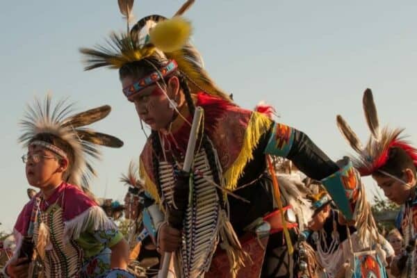 Native American Indian pow wow