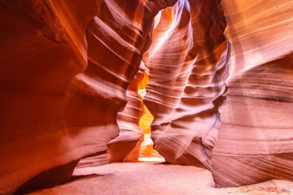 wavy rock faces of Upper Antelope Canyon