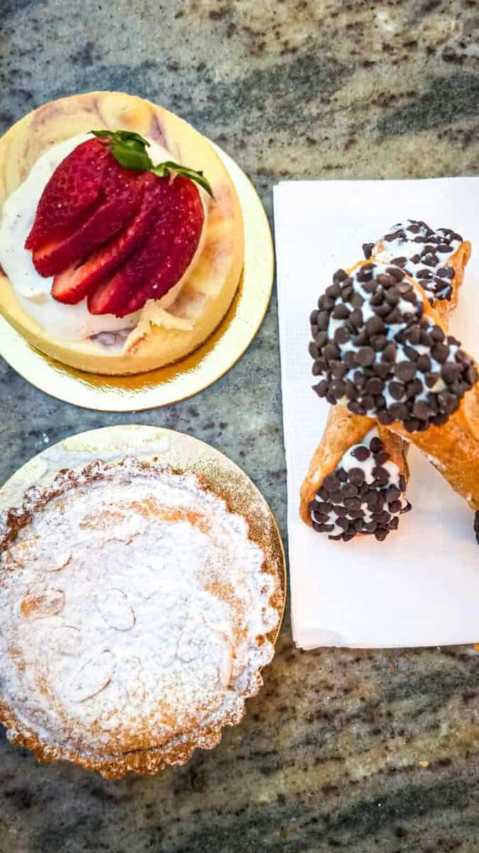 desserts on table carmellia's desert bar